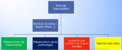 Site map du site pour association de patients