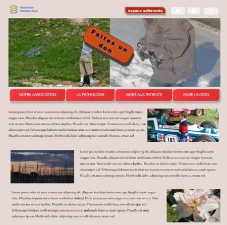 Homepage site association de patients