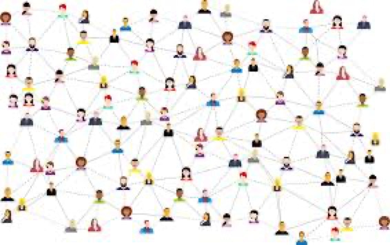 Image du fonctionnement des réseaux sociaux 